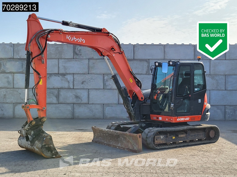 Kubota KX080-4a2 A/C - Mini pelle: photos 1 Kubota KX080-4a2 A/C - Mini pelle: photos 1