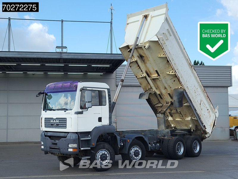 MAN TGA 41.430 8X6 23m3 Manual Big-Axle Steel suspension Euro 3 - Camion benne: photos 1 MAN TGA 41.430 8X6 23m3 Manual Big-Axle Steel suspension Euro 3 - Camion benne: photos 1