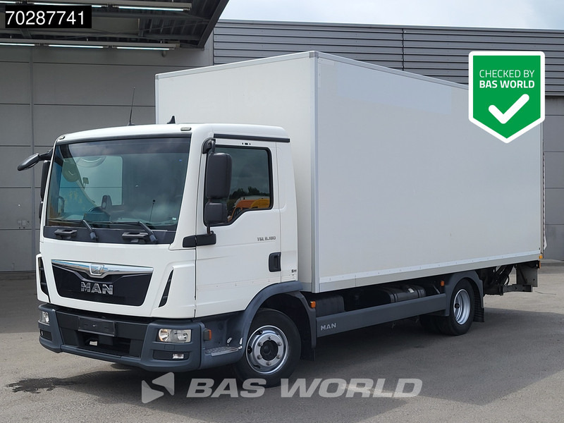 MAN TGL 8.180 4X2 8tonner Ladebordwand Automatic Euro 6 - Camion fourgon: photos 1 MAN TGL 8.180 4X2 8tonner Ladebordwand Automatic Euro 6 - Camion fourgon: photos 1