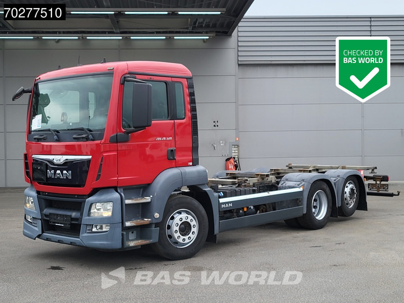 MAN TGS 26.320 6X2 BDF ADR Lift+lenkasche Automatic Euro 6 - Camion porte-conteneur/ Caisse mobile: photos 1 MAN TGS 26.320 6X2 BDF ADR Lift+lenkasche Automatic Euro 6 - Camion porte-conteneur/ Caisse mobile: photos 1