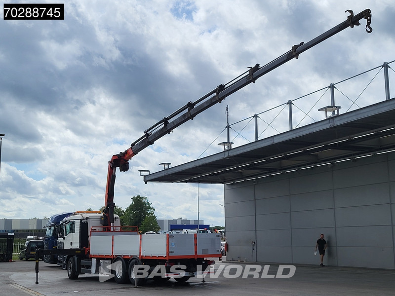 MAN TGS 26.400 TGS 6X2 Palfinger PK29002 Crane Kran 2.5Tons Winch Lift+steering Euro 4 - Camion plateau, Camion grue: photos 2 MAN TGS 26.400 TGS 6X2 Palfinger PK29002 Crane Kran 2.5Tons Winch Lift+steering Euro 4 - Camion plateau, Camion grue: photos 2