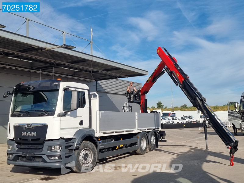 MAN TGS 26.440 6X2 NEW NL-Truck Palfinger PK 20.501 L TEC3 Kran Crane Baustoff Euro 6 - Camion plateau, Camion grue: photos 5 MAN TGS 26.440 6X2 NEW NL-Truck Palfinger PK 20.501 L TEC3 Kran Crane Baustoff Euro 6 - Camion plateau, Camion grue: photos 5