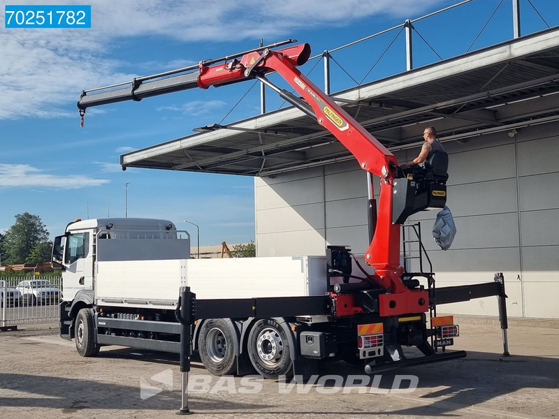 MAN TGS 26.440 6X2 NEW NL-Truck Palfinger PK 20.501 L TEC3 Kran Crane Baustoff Euro 6 - Camion plateau, Camion grue: photos 2 MAN TGS 26.440 6X2 NEW NL-Truck Palfinger PK 20.501 L TEC3 Kran Crane Baustoff Euro 6 - Camion plateau, Camion grue: photos 2