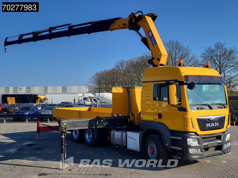 MAN TGS 26.480 6X4 HMF 5020-K6 Crane Kran Hydrodrive Lift+Lenkachse Euro 6 - Camion plateau, Camion grue: photos 5 MAN TGS 26.480 6X4 HMF 5020-K6 Crane Kran Hydrodrive Lift+Lenkachse Euro 6 - Camion plateau, Camion grue: photos 5