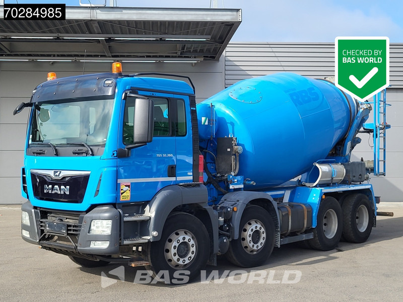 MAN TGS 32.360 8X4 Stetter 9m3 Mixer Full Steel Euro 6 - Camion malaxeur: photos 1 MAN TGS 32.360 8X4 Stetter 9m3 Mixer Full Steel Euro 6 - Camion malaxeur: photos 1