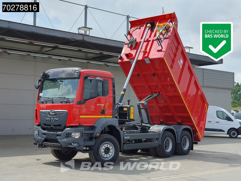 MAN TGS 33.400 6X4 NEW! 16m3 Wielton tipper Manual Body heating Big-Axle Euro 5 - Camion benne: photos 1 MAN TGS 33.400 6X4 NEW! 16m3 Wielton tipper Manual Body heating Big-Axle Euro 5 - Camion benne: photos 1