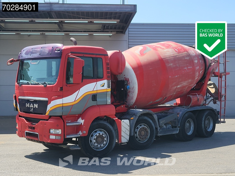 MAN TGS 35.360 8X4 9m3 Schwing Stetter Manual Big-Axle Steelsuspension Euro 4 - Camion malaxeur: photos 1 MAN TGS 35.360 8X4 9m3 Schwing Stetter Manual Big-Axle Steelsuspension Euro 4 - Camion malaxeur: photos 1