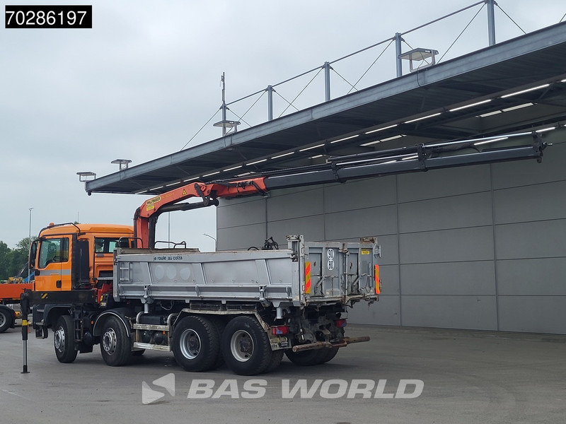 MAN TGS 35.400 8X4 Palfinger PK16001 K Kran Crane Retarder Big-Axle 2-Way tipper Euro 6 - Camion benne, Camion grue: photos 2 MAN TGS 35.400 8X4 Palfinger PK16001 K Kran Crane Retarder Big-Axle 2-Way tipper Euro 6 - Camion benne, Camion grue: photos 2