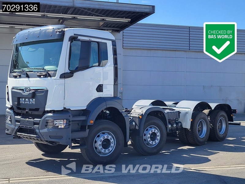 MAN TGS 41.400 8X4 New! Steelsuspension Big-Axle Manual Euro 2 - Châssis cabine: photos 1 MAN TGS 41.400 8X4 New! Steelsuspension Big-Axle Manual Euro 2 - Châssis cabine: photos 1