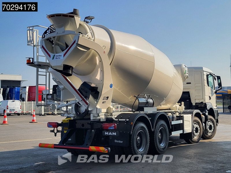 Camion malaxeur neuf MAN TGS 41.440 8X4 NEW! 12m3 Stetter Mixer Big-Axle Steelsuspension Automatic Euro 6: photos 13