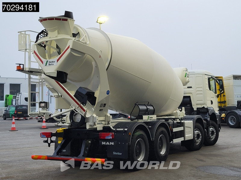Camion malaxeur neuf MAN TGS 41.440 8X4 New! 12m3 Stetter Mixer Big-Axle Steelsuspension Automatic Euro 6: photos 15