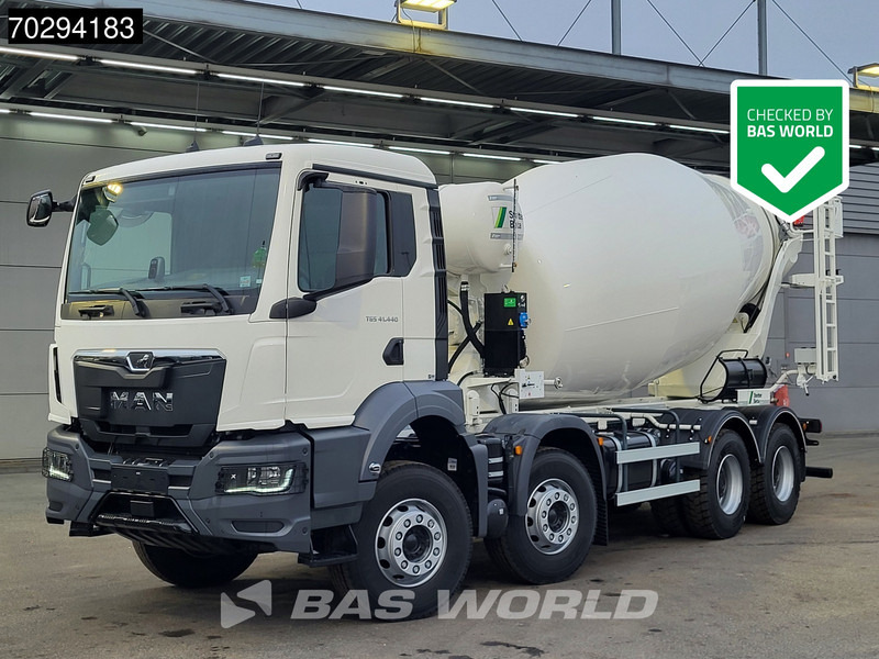 MAN TGS 41.440 8X4 New! 12m3 Stetter Mixer Big-Axle Steelsuspension Automatic Euro 6 - Camion malaxeur: photos 1 MAN TGS 41.440 8X4 New! 12m3 Stetter Mixer Big-Axle Steelsuspension Automatic Euro 6 - Camion malaxeur: photos 1