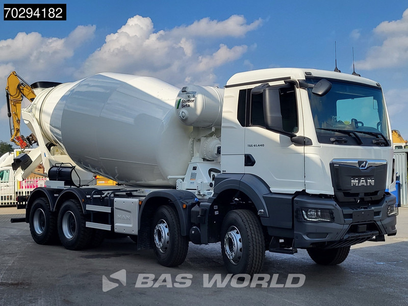 MAN TGS 41.440 8X4 New! Stetter 12 FHC BL Mixer Big-Axle Steelsuspension Automatic Euro 6 - Camion malaxeur: photos 3 MAN TGS 41.440 8X4 New! Stetter 12 FHC BL Mixer Big-Axle Steelsuspension Automatic Euro 6 - Camion malaxeur: photos 3
