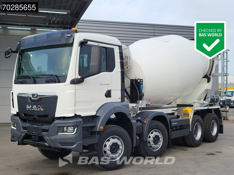 MAN TGS 41.480 8X4 NEW! 12m3 Mixer Retarder Steelsuspension Big-Axle Euro 6 - Camion malaxeur: photos 1 MAN TGS 41.480 8X4 NEW! 12m3 Mixer Retarder Steelsuspension Big-Axle Euro 6 - Camion malaxeur: photos 1