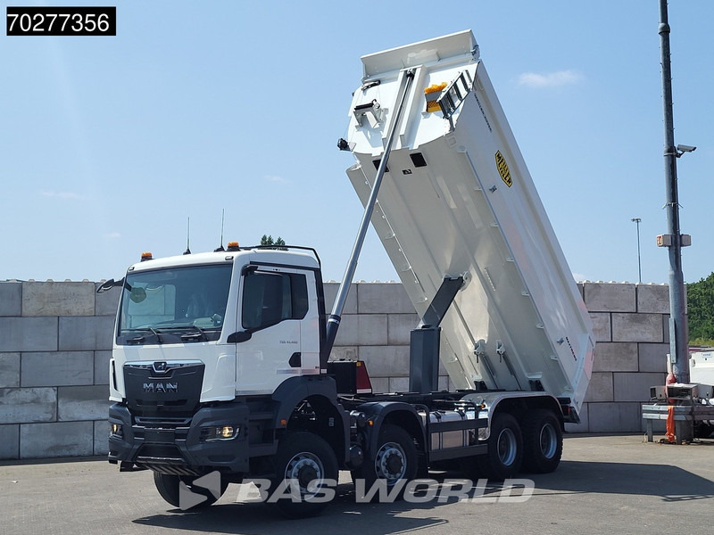 MAN TGS 41.480 8X6 NEW! 19m3 Meiller Tipper Big-Axle Steel suspension Automatic Euro 6 - Camion benne: photos 2 MAN TGS 41.480 8X6 NEW! 19m3 Meiller Tipper Big-Axle Steel suspension Automatic Euro 6 - Camion benne: photos 2
