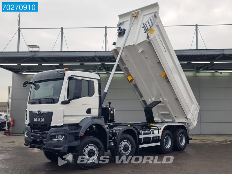 MAN TGS 41.480 8X8 8x8 20m3 tipper tarpaulin Manual Big-axle Euro 6 - Camion benne: photos 3 MAN TGS 41.480 8X8 8x8 20m3 tipper tarpaulin Manual Big-axle Euro 6 - Camion benne: photos 3