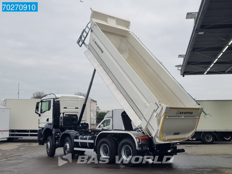 MAN TGS 41.480 8X8 8x8 20m3 tipper tarpaulin Manual Big-axle Euro 6 - Camion benne: photos 2 MAN TGS 41.480 8X8 8x8 20m3 tipper tarpaulin Manual Big-axle Euro 6 - Camion benne: photos 2