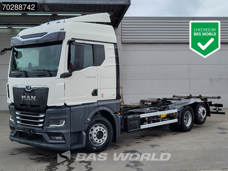MAN TGX 26.470 6X2 Retarder BDF Standairco Lift-Axle Automatic LED Euro 6 - Camion porte-conteneur/ Caisse mobile: photos 1 MAN TGX 26.470 6X2 Retarder BDF Standairco Lift-Axle Automatic LED Euro 6 - Camion porte-conteneur/ Caisse mobile: photos 1