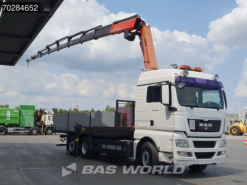 MAN TGX 26.480 TGX 6X2 Palfinger PK29002 Kran Crane 8 ext 2.5T winch Retarder Manual Euro 4 - Camion plateau, Camion grue: photos 3 MAN TGX 26.480 TGX 6X2 Palfinger PK29002 Kran Crane 8 ext 2.5T winch Retarder Manual Euro 4 - Camion plateau, Camion grue: photos 3