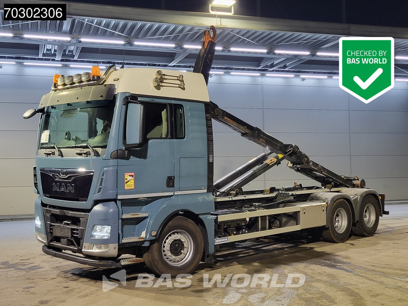 MAN TGX 28.460 TGX 6X2 20tons AJK containersystem Automatic Euro 6 - Camion ampliroll: photos 1 MAN TGX 28.460 TGX 6X2 20tons AJK containersystem Automatic Euro 6 - Camion ampliroll: photos 1