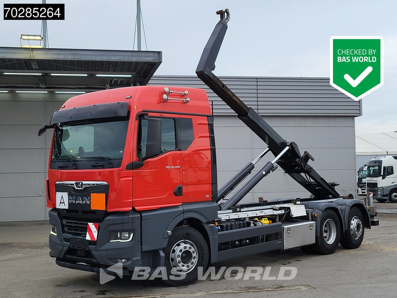 MAN TGX26.470 TGX 6X2 21 Tonnes VDL hooklift ADR Retarder Lift+Lenkachse ACC Navi Euro 6 - Camion ampliroll: photos 1 MAN TGX26.470 TGX 6X2 21 Tonnes VDL hooklift ADR Retarder Lift+Lenkachse ACC Navi Euro 6 - Camion ampliroll: photos 1
