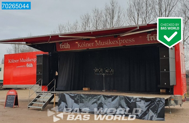 MEUSBURGER MPG-2 2 axles Podium / Event Trailer MPG 2 Complete Music Stage! - Semi-remorque fourgon: photos 1 MEUSBURGER MPG-2 2 axles Podium / Event Trailer MPG 2 Complete Music Stage! - Semi-remorque fourgon: photos 1