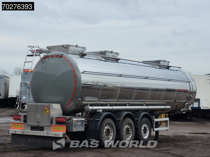 Semi-remorque citerne Magyar GM 2B 02 0 Assen Food 2 comp Inox steel Liftachse: photos 7