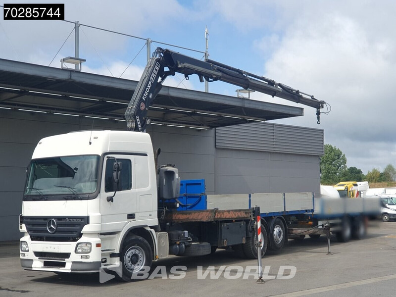 Mercedes-Benz Actros 2532 6X2 Fassi F330D3 Crane Kran Lift+steering Axle 3-Pedals Euro 3 - Camion plateau, Camion grue: photos 5 Mercedes-Benz Actros 2532 6X2 Fassi F330D3 Crane Kran Lift+steering Axle 3-Pedals Euro 3 - Camion plateau, Camion grue: photos 5