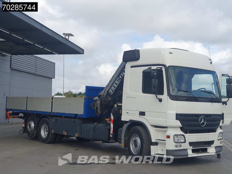 Mercedes-Benz Actros 2532 6X2 Fassi F330D3 Crane Kran Lift+steering Axle 3-Pedals Euro 3 - Camion plateau, Camion grue: photos 2 Mercedes-Benz Actros 2532 6X2 Fassi F330D3 Crane Kran Lift+steering Axle 3-Pedals Euro 3 - Camion plateau, Camion grue: photos 2