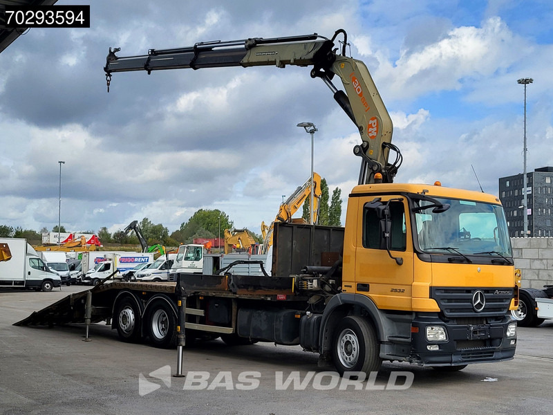 Mercedes-Benz Actros 2532 6X2 PM 30 T/M Crane Winch Remote Lift+Steering Axle 3-Pedals - Camion plateau, Camion grue: photos 3 Mercedes-Benz Actros 2532 6X2 PM 30 T/M Crane Winch Remote Lift+Steering Axle 3-Pedals - Camion plateau, Camion grue: photos 3
