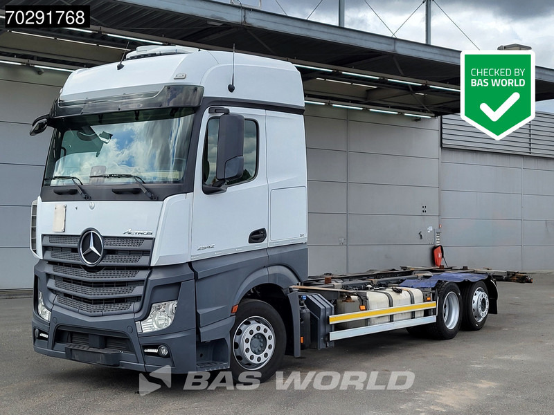 Mercedes-Benz Actros 2542 Actros 6X2 BigSpace Standklima Euro 6 - Camion porte-conteneur/ Caisse mobile: photos 1 Mercedes-Benz Actros 2542 Actros 6X2 BigSpace Standklima Euro 6 - Camion porte-conteneur/ Caisse mobile: photos 1