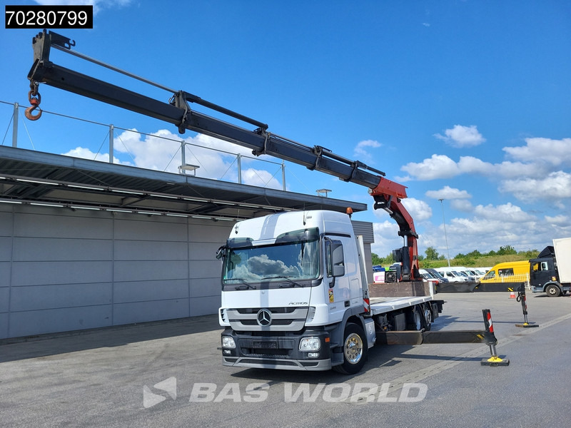 Mercedes-Benz Actros 2544 6X2 Palfinger PK53002SH Kran Crane Lift-Lenkachse Euro 5 - Camion plateau, Camion grue: photos 3 Mercedes-Benz Actros 2544 6X2 Palfinger PK53002SH Kran Crane Lift-Lenkachse Euro 5 - Camion plateau, Camion grue: photos 3