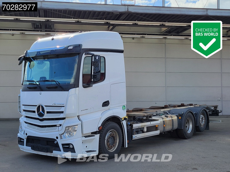 Mercedes-Benz Actros 2548 Actros 6X2 BROKEN ENGINE Lift-Axle Xenon Automatic Euro 6 - Camion porte-conteneur/ Caisse mobile: photos 1 Mercedes-Benz Actros 2548 Actros 6X2 BROKEN ENGINE Lift-Axle Xenon Automatic Euro 6 - Camion porte-conteneur/ Caisse mobile: photos 1