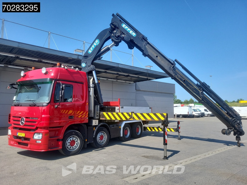 Mercedes-Benz Actros 2648 850 8X4 Effer 350/9S Kran Fifth wheel Big-Axle Automatic Euro 5 - Camion plateau, Camion grue: photos 3 Mercedes-Benz Actros 2648 850 8X4 Effer 350/9S Kran Fifth wheel Big-Axle Automatic Euro 5 - Camion plateau, Camion grue: photos 3