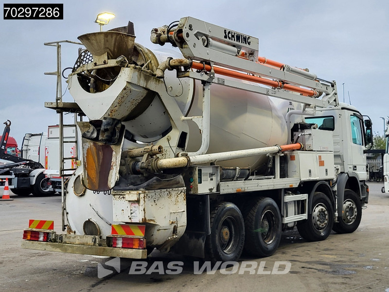 Mercedes-Benz Actros 3241 8X4 21meter Pump + 7m3 Stetter Mixer Steelsuspension Big-Axle Manual Euro 5 - Camion pompe: photos 5 Mercedes-Benz Actros 3241 8X4 21meter Pump + 7m3 Stetter Mixer Steelsuspension Big-Axle Manual Euro 5 - Camion pompe: photos 5
