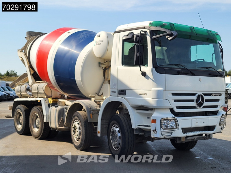 Mercedes-Benz Actros 3241 8X4 9m3 Stetter Mixer Big-Axle Steelsuspension Retarder Euro 5 - Camion malaxeur: photos 3 Mercedes-Benz Actros 3241 8X4 9m3 Stetter Mixer Big-Axle Steelsuspension Retarder Euro 5 - Camion malaxeur: photos 3