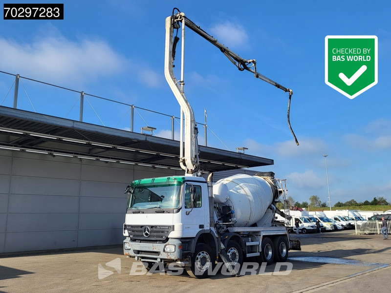 Mercedes-Benz Actros 3241 8X4 Mecbo M3-23.3/100-BZ 7m3 PUMI Big-Axle Steelsuspension Automatic Euro 4 - Camion malaxeur: photos 1 Mercedes-Benz Actros 3241 8X4 Mecbo M3-23.3/100-BZ 7m3 PUMI Big-Axle Steelsuspension Automatic Euro 4 - Camion malaxeur: photos 1