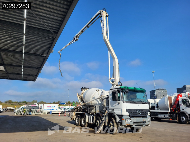 Mercedes-Benz Actros 3241 8X4 Mecbo M3-23.3/100-BZ 7m3 PUMI Big-Axle Steelsuspension Automatic Euro 4 - Camion malaxeur: photos 3 Mercedes-Benz Actros 3241 8X4 Mecbo M3-23.3/100-BZ 7m3 PUMI Big-Axle Steelsuspension Automatic Euro 4 - Camion malaxeur: photos 3
