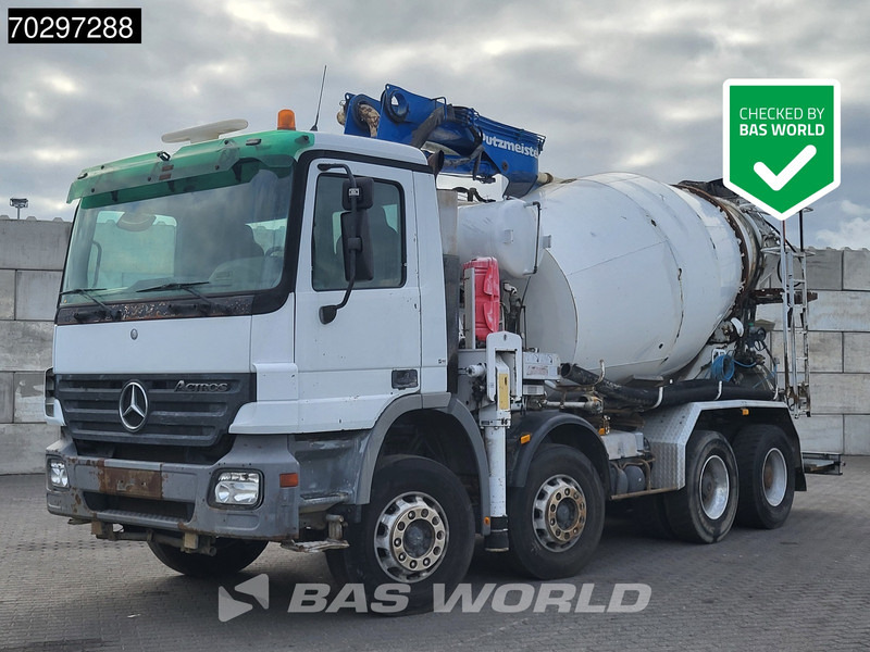 Mercedes-Benz Actros 3241 8X4 Putzmeister TMM 21 +7m3 Liebherr PUMI Steelsuspension 3-Pedals Euro 3 - Camion pompe: photos 1 Mercedes-Benz Actros 3241 8X4 Putzmeister TMM 21 +7m3 Liebherr PUMI Steelsuspension 3-Pedals Euro 3 - Camion pompe: photos 1