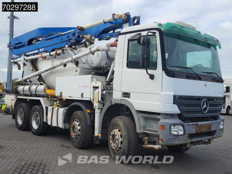 Mercedes-Benz Actros 3241 8X4 Putzmeister TMM 21 +7m3 Liebherr PUMI Steelsuspension 3-Pedals Euro 3 - Camion pompe: photos 3 Mercedes-Benz Actros 3241 8X4 Putzmeister TMM 21 +7m3 Liebherr PUMI Steelsuspension 3-Pedals Euro 3 - Camion pompe: photos 3