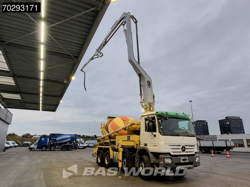 Mercedes-Benz Actros 3244 8X4 Retarder Putzmeister 24 Mtrs Pumi Big-Axle 3-Pedals Euro 4 - Camion pompe: photos 3 Mercedes-Benz Actros 3244 8X4 Retarder Putzmeister 24 Mtrs Pumi Big-Axle 3-Pedals Euro 4 - Camion pompe: photos 3