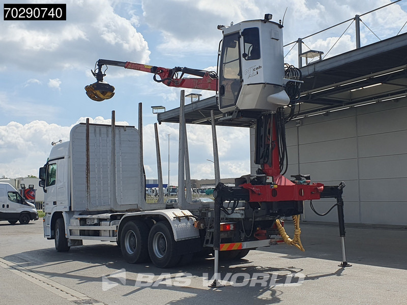 Mercedes-Benz Actros 3346 6X4 Original KM's! Wood Crane Big-Axle Steelsuspension Euro 5 - Camion grumier, Camion grue: photos 2 Mercedes-Benz Actros 3346 6X4 Original KM's! Wood Crane Big-Axle Steelsuspension Euro 5 - Camion grumier, Camion grue: photos 2