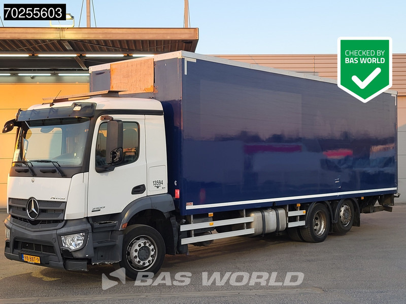 Mercedes-Benz Antos 2533 6X2 26.5t NL-Truck 2000kg Ladebordwand Lift+Steering Axle Automatic EURO6 - Camion fourgon: photos 1 Mercedes-Benz Antos 2533 6X2 26.5t NL-Truck 2000kg Ladebordwand Lift+Steering Axle Automatic EURO6 - Camion fourgon: photos 1