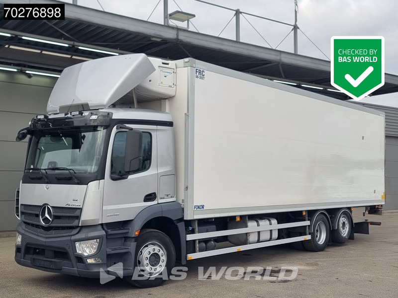 Mercedes-Benz Antos 2746 6X2 Carrier Supra 1250 Silent Mt ladebordwand Lift+Lenkachse Euro 6 - Camion frigorifique: photos 1 Mercedes-Benz Antos 2746 6X2 Carrier Supra 1250 Silent Mt ladebordwand Lift+Lenkachse Euro 6 - Camion frigorifique: photos 1
