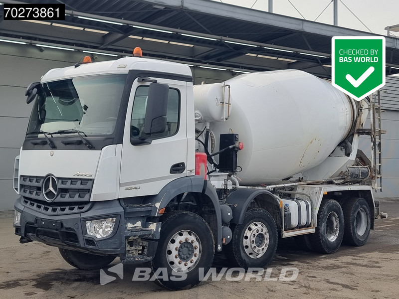 Mercedes-Benz Arocs 3240 8X4 9m3 Steelsuspension Automatic Alcoa's Euro 6 - Camion malaxeur: photos 1 Mercedes-Benz Arocs 3240 8X4 9m3 Steelsuspension Automatic Alcoa's Euro 6 - Camion malaxeur: photos 1