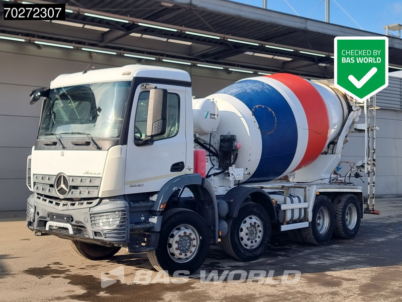 Mercedes-Benz Arocs 3240 8X4 Steelsuspension 9m3 Schwing Stetter Euro 6 - Camion malaxeur: photos 1 Mercedes-Benz Arocs 3240 8X4 Steelsuspension 9m3 Schwing Stetter Euro 6 - Camion malaxeur: photos 1