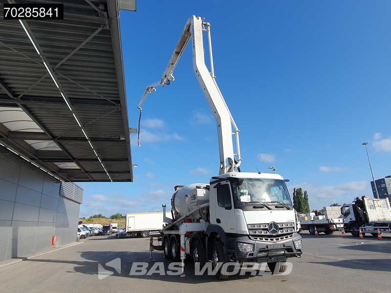 Mercedes-Benz Arocs 3243 8X4 28mtrs Sermac 4Z28 Twinstar Pump-mixer Big-Axle Steelsuspension Euro 6 - Camion pompe: photos 3 Mercedes-Benz Arocs 3243 8X4 28mtrs Sermac 4Z28 Twinstar Pump-mixer Big-Axle Steelsuspension Euro 6 - Camion pompe: photos 3
