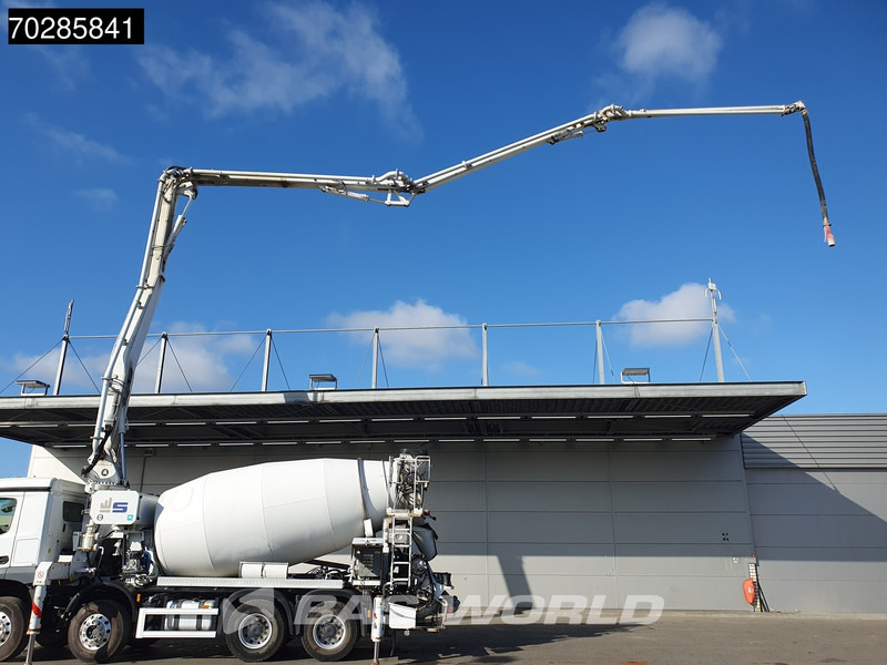 Mercedes-Benz Arocs 3243 8X4 28mtrs Sermac 4Z28 Twinstar Pump-mixer Big-Axle Steelsuspension Euro 6 - Camion pompe: photos 5 Mercedes-Benz Arocs 3243 8X4 28mtrs Sermac 4Z28 Twinstar Pump-mixer Big-Axle Steelsuspension Euro 6 - Camion pompe: photos 5