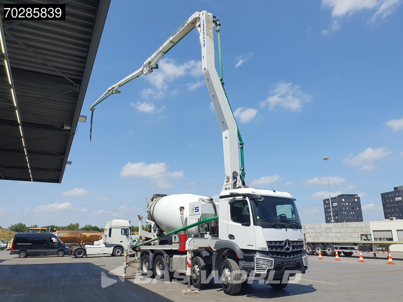 Mercedes-Benz Arocs 3243 8X4 Sermac Twinstar 4Z28 PUMI 9m3 Steelsuspension Big-Axle Euro 6 - Camion pompe: photos 3 Mercedes-Benz Arocs 3243 8X4 Sermac Twinstar 4Z28 PUMI 9m3 Steelsuspension Big-Axle Euro 6 - Camion pompe: photos 3