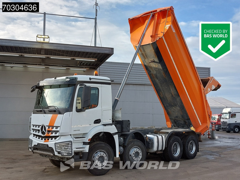 Mercedes-Benz Arocs 3246 8X4 15m3 tipper Steelsuspension Big-Axle Automatic Euro 6 - Camion benne: photos 1 Mercedes-Benz Arocs 3246 8X4 15m3 tipper Steelsuspension Big-Axle Automatic Euro 6 - Camion benne: photos 1